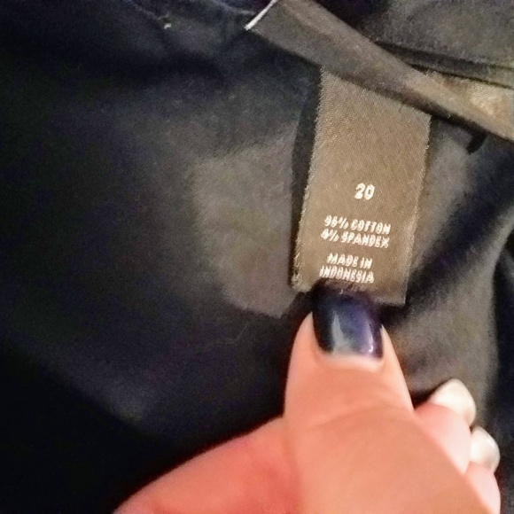 Lane Bryant Leopard Print/Black Button up … - Picture 5 of 8